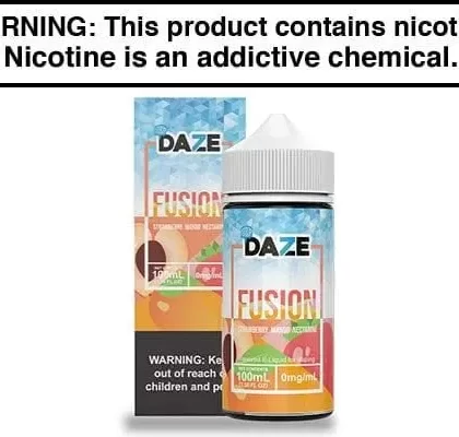STRAWBERRY MANGO NECTARINE ICED BY 7 DAZE FUSION 100ML - Vapejuice