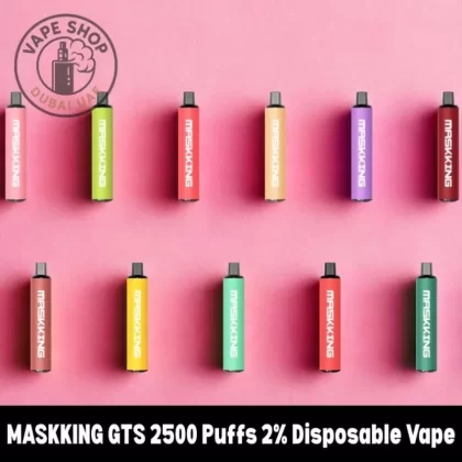 MASKKING GTS 2500 Puffs 2% Disposable Vape - Apple Cantaloupe, Blackcurrant; BOX OF 10 PCS