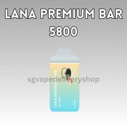 Lana Premium Bar 5800 Puffs - Honeydew Grape