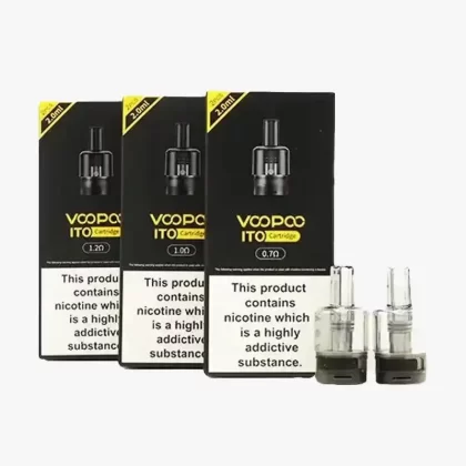 VOOPOO ITO Cartridges Replacement Pods - 2x ITO Pod 1.2