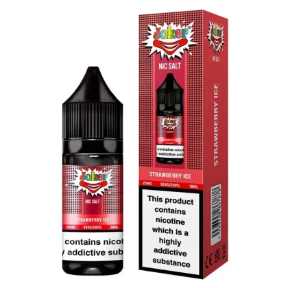 Joker Strawberry Ice Nic Salt Vape Juice 10ml