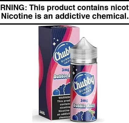 BUBBLE RAZZ BY CHUBBY BUBBLE VAPES 100ML - Vapejuice