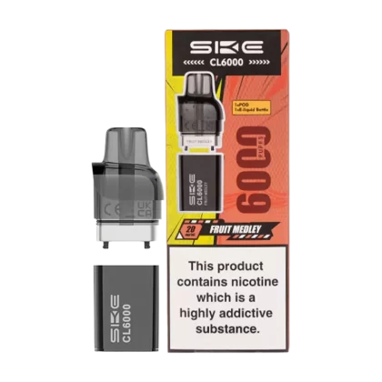 Fruit Medley SKE Crystal CL6000 Pods - 20mg - Vape Product (1433FC)