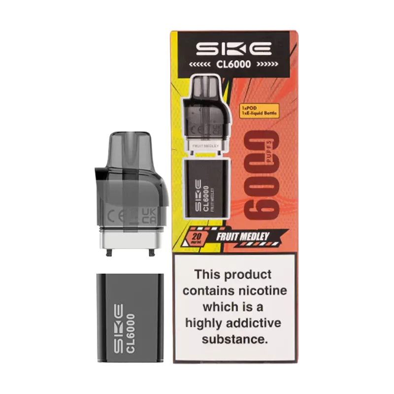 Fruit Medley SKE Crystal CL6000 Pods - 20mg - Vape Product (1433FC)