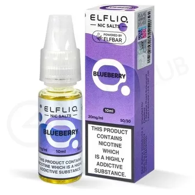 Blueberry Nic Salt E-Liquid by Elf Bar Elfliq - Ecigpremium