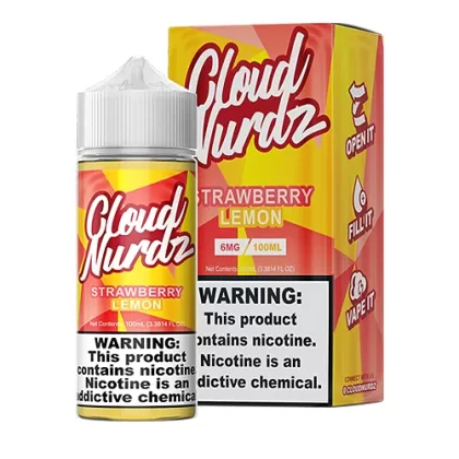 Strawberry Lemon by Cloud Nurdz 100ml - Vape Product, Vape Product
