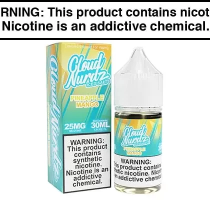 PINEAPPLE MANGO ICED BY CLOUD NURDZ SALT 30ML - Vapejuice