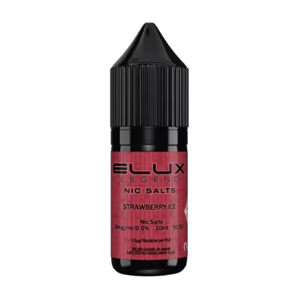 Strawberry Ice Nic Salt by Elux 10ml - Vapeshop Co