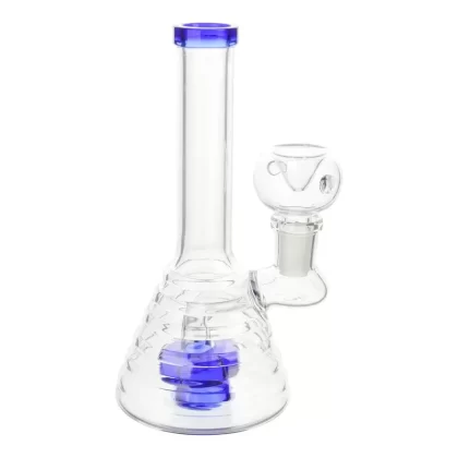 Single Disk Mini Hive Bong – 6.5 inches glass bong - Ejuicewarehouse