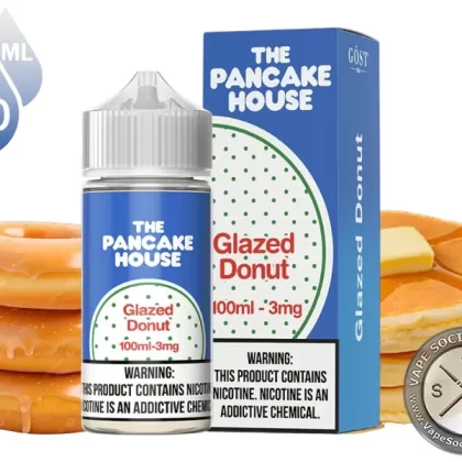 Glazed Donut by The Pancake House 100ml - Vape Product, Vape Product