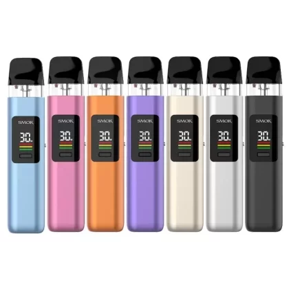 SMOK Novo SE Pod System Kit 1000mAh 30W - Color#Black>Pale Gold>Pale Blue>Pink>Silver>Purple>Orange (8A753A)