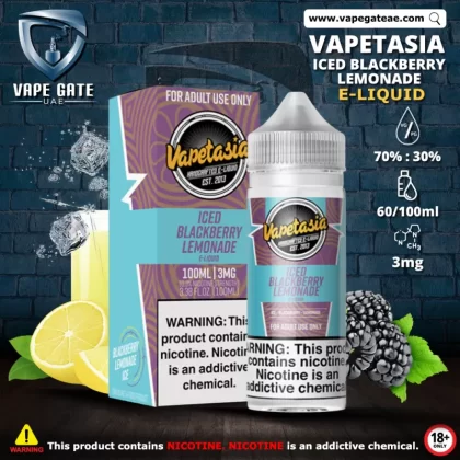 Iced Blackberry Lemonade 60ml by Vapetasia - 3 mg / 100 ml