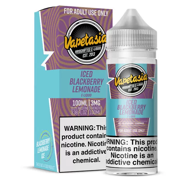Iced Blackberry Lemonade 60ml by Vapetasia - 3 mg / 100 ml - Image 2