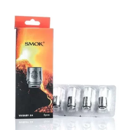 SMOK TFV8 Baby Beast Replacement Coil in (DISCONTINUED) - Pack of 5 - 0.15 ohm V8 Baby Strip Replacement Coils
