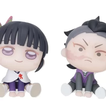 Demon Slayer Kanao Tsuyuri & Genya Shinazugawa Figure Set - 60mm Chibi Collectibles