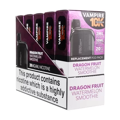 Vampire Vape 10K Prefilled Pod + Refill [Box of 5] - Pineapple Ice