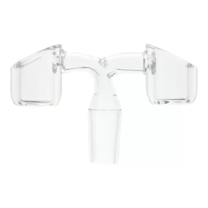 TWIN 90 Degree Quartz Banger – Male - Joint size#14mm>18mm