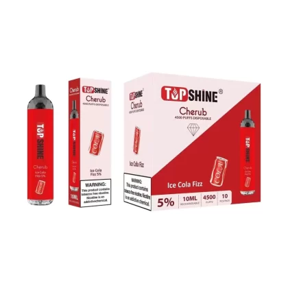 Ice Cola Fizz Top Shine Cherub Disposable Vape 4500 Puffs