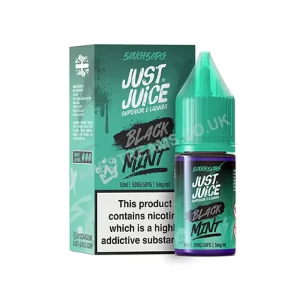 Just Juice Black Mint Nic Salt E-Liquid - Vapestreams Co