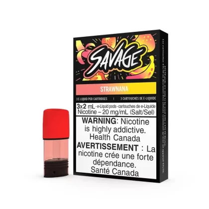 SAVAGE STLTH PODS – STRAWNANA