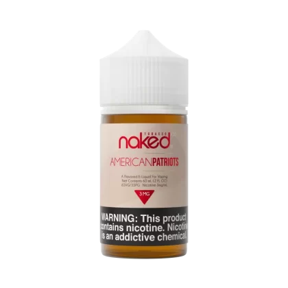 Naked 100 Tobacco - American Patriots - 60ML E-Liquid - 0MG