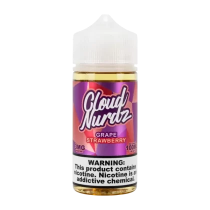 Grape Strawberry by Cloud Nurdz 100mL - Consumer; Vape Product, Vape Product