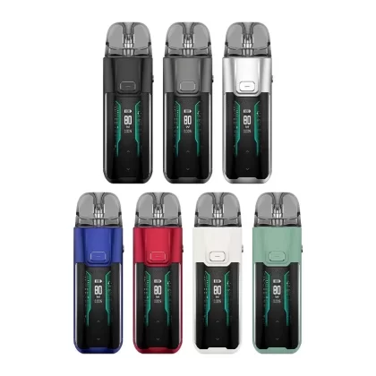 Vaporesso LUXE XR MAX Pod Mod Kit - Color#Black>Silver>Grey>White>Blue>Red>Green>Pink>Glacier Blue>Apple Green>Forest Green-(leather version)>Rock Black-(leather version)>Flame Red-(leather