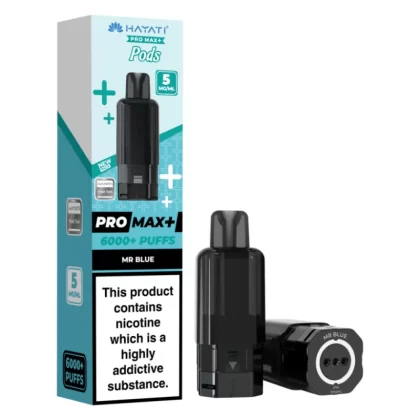 Hayati Pro Max Plus 6000 Prefilled Pod 5mg Mr Blue - 5mg