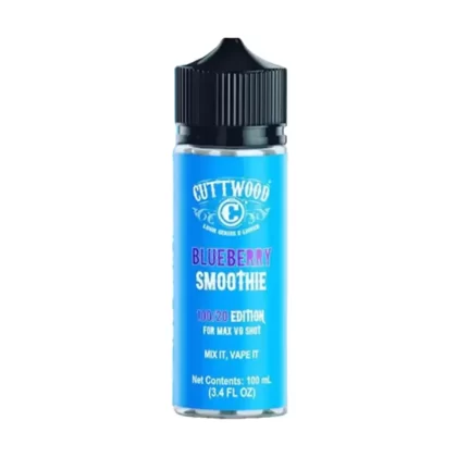 Cuttwood Blueberry Smoothie 100ml Vape Juice - O Nic Shots, 1 x 18mg Nic Shot