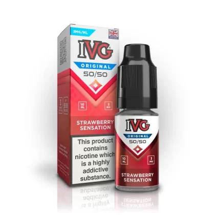 IVG Original 50/50 Strawberry Sensation - 10 Pack - 3mg