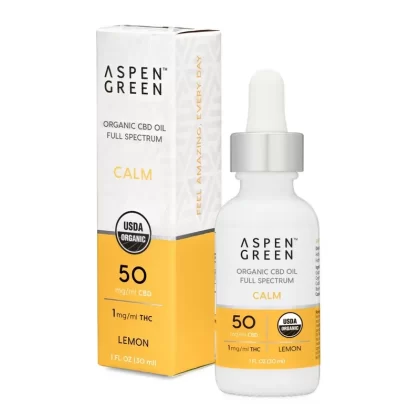 Aspen Green Calm Organic Full Spectrum CBD Oil - Vape Store