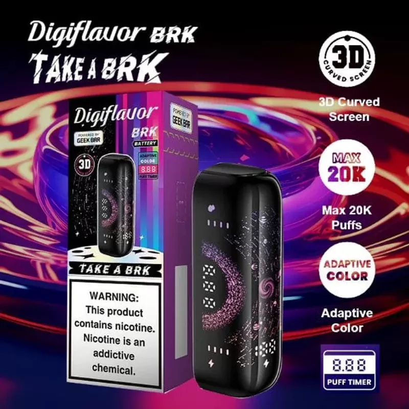 Geek Bar Digiflavor BRK 20k Disposable Battery - Eightvape - Image 3
