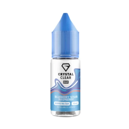 Crystal Clear Bar Salts Blueberry Sour Raspberry Nic Salt Vape Juice