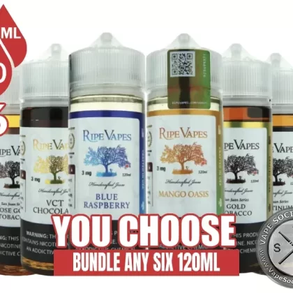 Ripe Vapes Bundle 6x120ml (720ml)