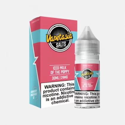 ICED Milk of The Poppy SALT – Vapetasia Salt Nicotine Menthol