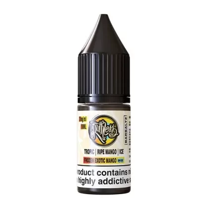 RUTHLESS BAR SALTZ FROZEN EXOTIC MANGO ON ICE 10ML NIC SALT E-LIQUID - Strength#10MG>20MG