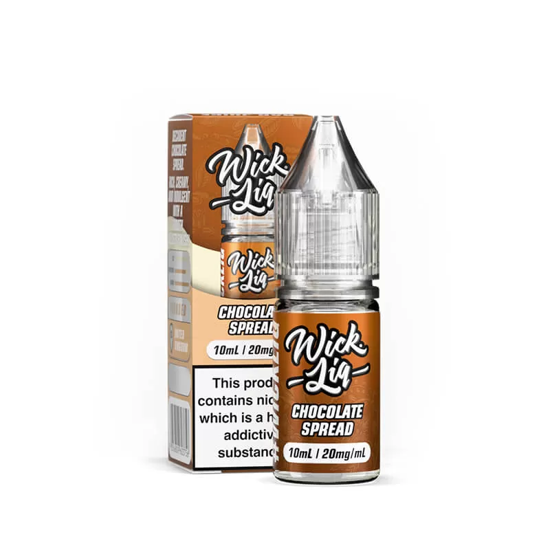 Wick Liq Bar Juice Chocolate Spread 10ml Nic Salts E-Liquid