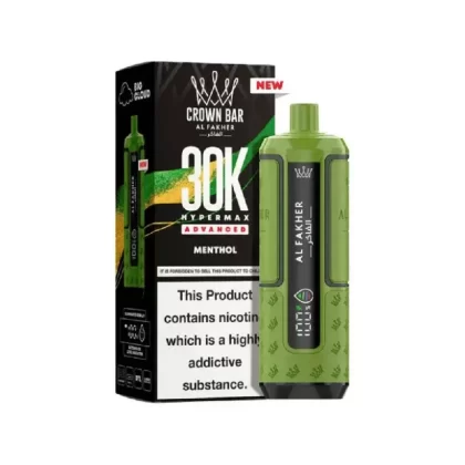 Al Fakher 30K Hypermax Prefilled Pod Kit Menthol - Strength#20mg (17DD88) (17DD88)