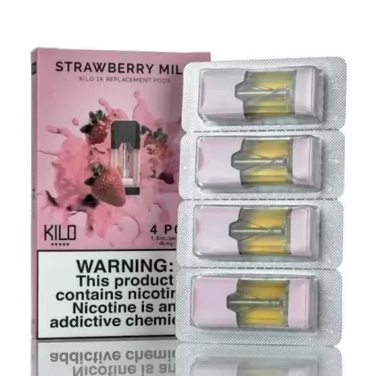 Kilo 1K – Strawberry Milk Prefilled Pods - Vape Store
