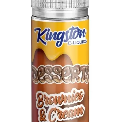BROWNIES & CREAM E LIQUID KINGSTON DESSERTS 100ML 70VG