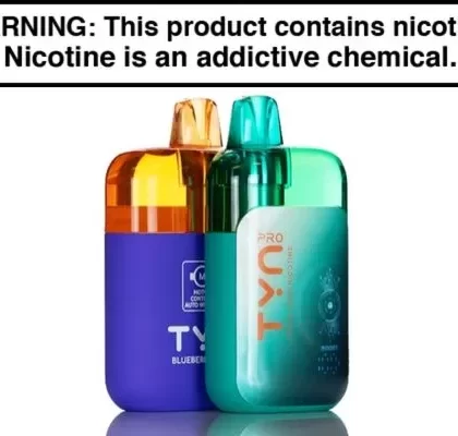 TYN Pro 50K Disposable Vape – 50,000 Puffs - Blue Razz 5%, Blueberry Gush 5% (6C1D05)
