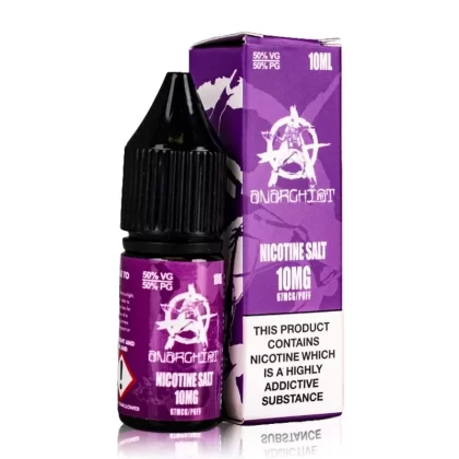 Purple By Anarchist Salt 10ml - Nicotine Strength#10mg (Salt)>20mg (Salt)