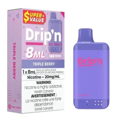Drip’n by Envi 8ML Disposable – Triple Berry