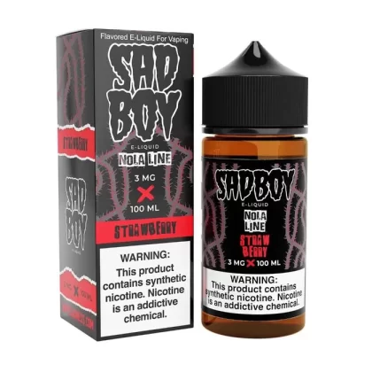 Sadboy Nola Line Strawberry eJuice - Vape Product; Vape Product, Vape Product (9B3F1E)