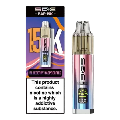 SKE Bar 15K Prefilled Pod Kit Blueberry Raspberries - Nicotine Strength#20mg (6100D2)