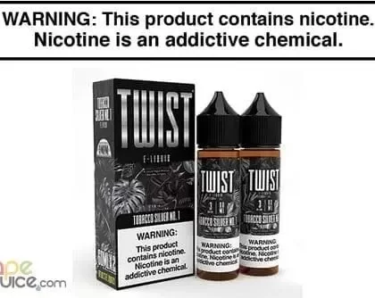 TOBACCO SILVER NO. 1 BY TWIST E LIQUID 120ML - Vapejuice