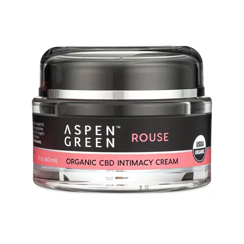 Aspen Green Rouse Organic Full Spectrum CBD Intimacy Cream - Vape Store