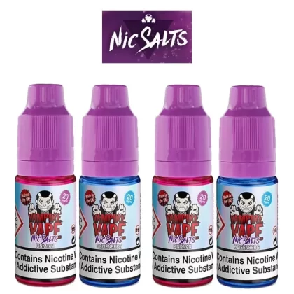 Heisenberg Nic Salts E Liquid – Vampire Vape 50%VG - 10ml - TPD Compliant; 10X 10ml, 1X 10ml