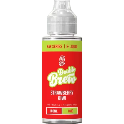 Ohm Brew Double Brew 100ml Shortfill E-Liquid Strawberry Kiwi