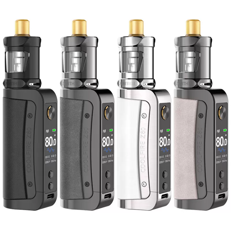 Innokin Coolfire Z80 Box Mod Kit with Zenith II Tank 5.5ml - Ash Grey